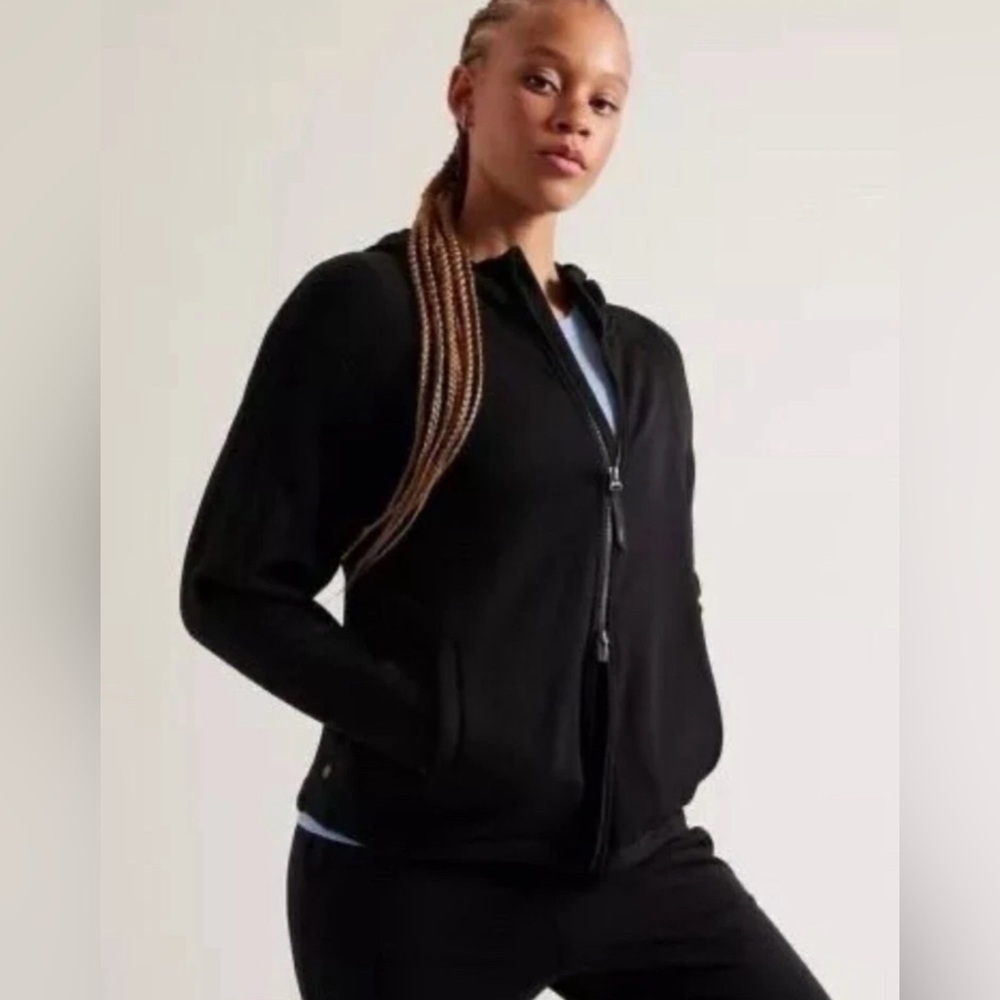 NWT Athleta Altitude Polartec Black Jacket Size 2X